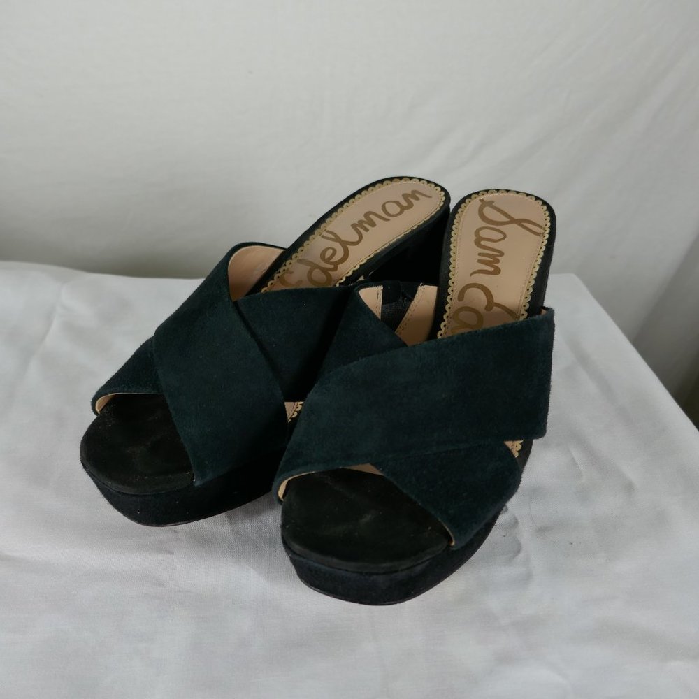 Sam Edelman Black Block Heels 7.5
